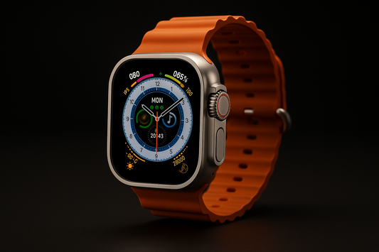Smartwatch Ultra Pro con 2 Correas (negro + naranja)