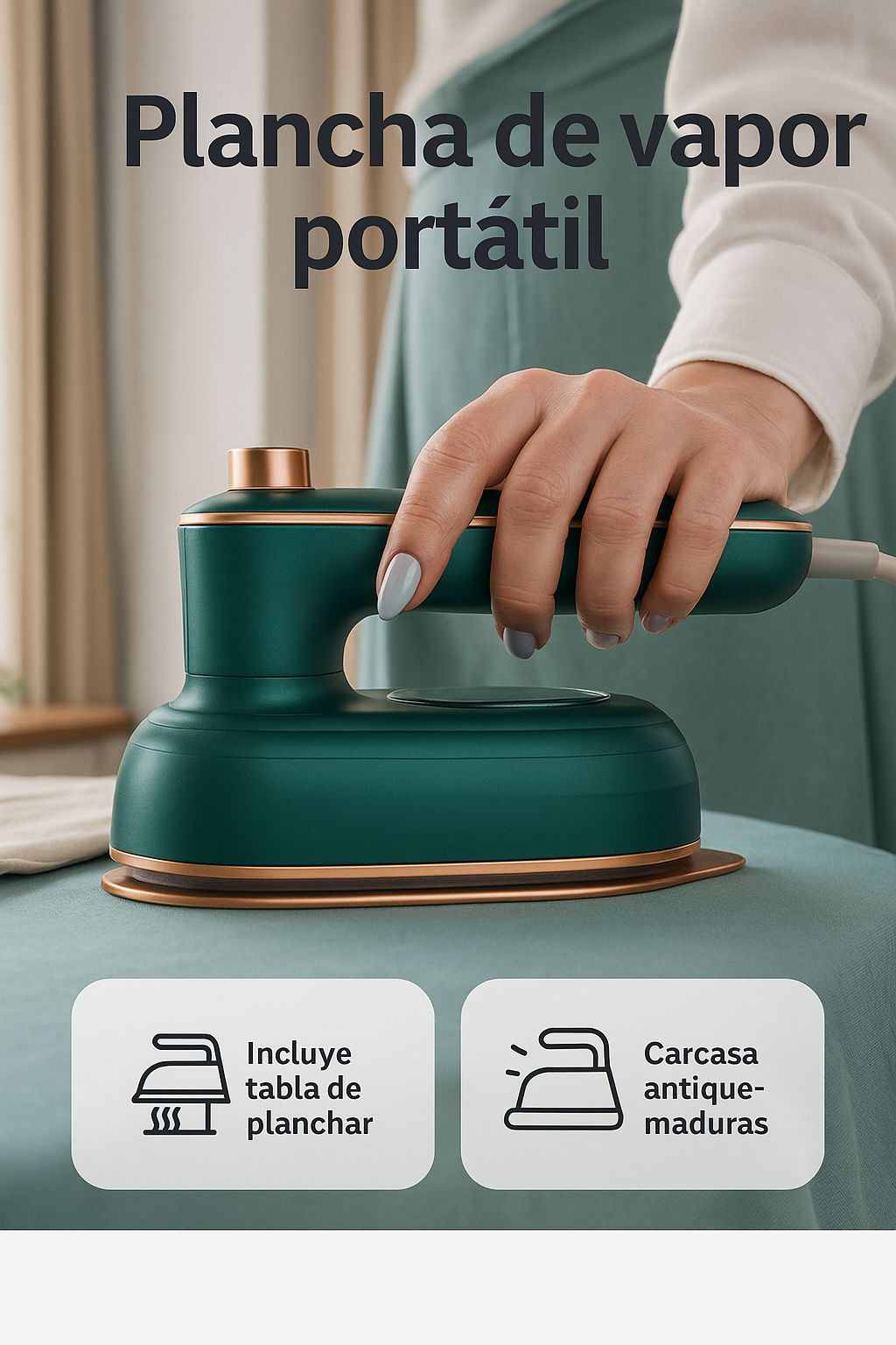 Mini Plancha de Vapor